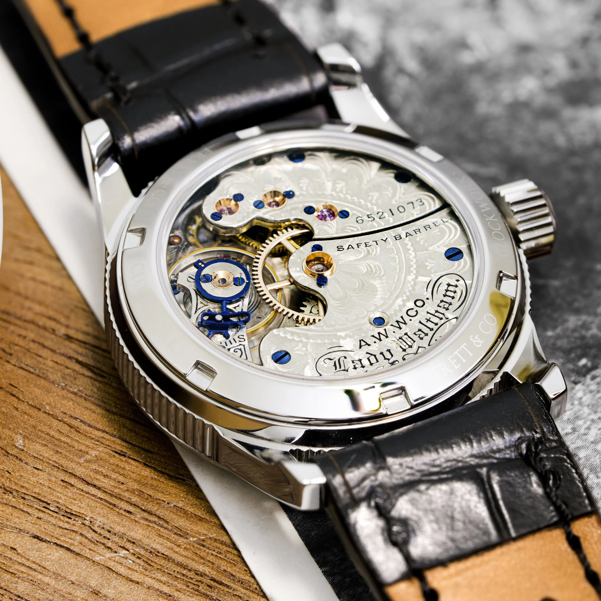 Waltham pocket watch conversion — Frett & Co Clockworks